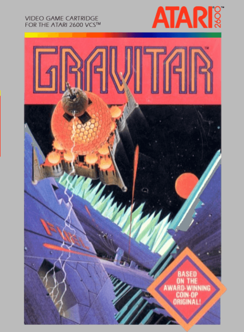 Gravitar Limited Edition box art for Atari 2600